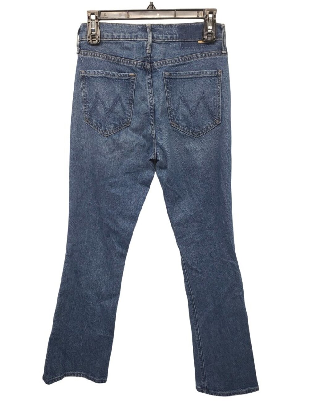 Mother The Outsider Flood Denim Flare Blue Jeans Field Trip Womens 26 - Picture 4 of 15